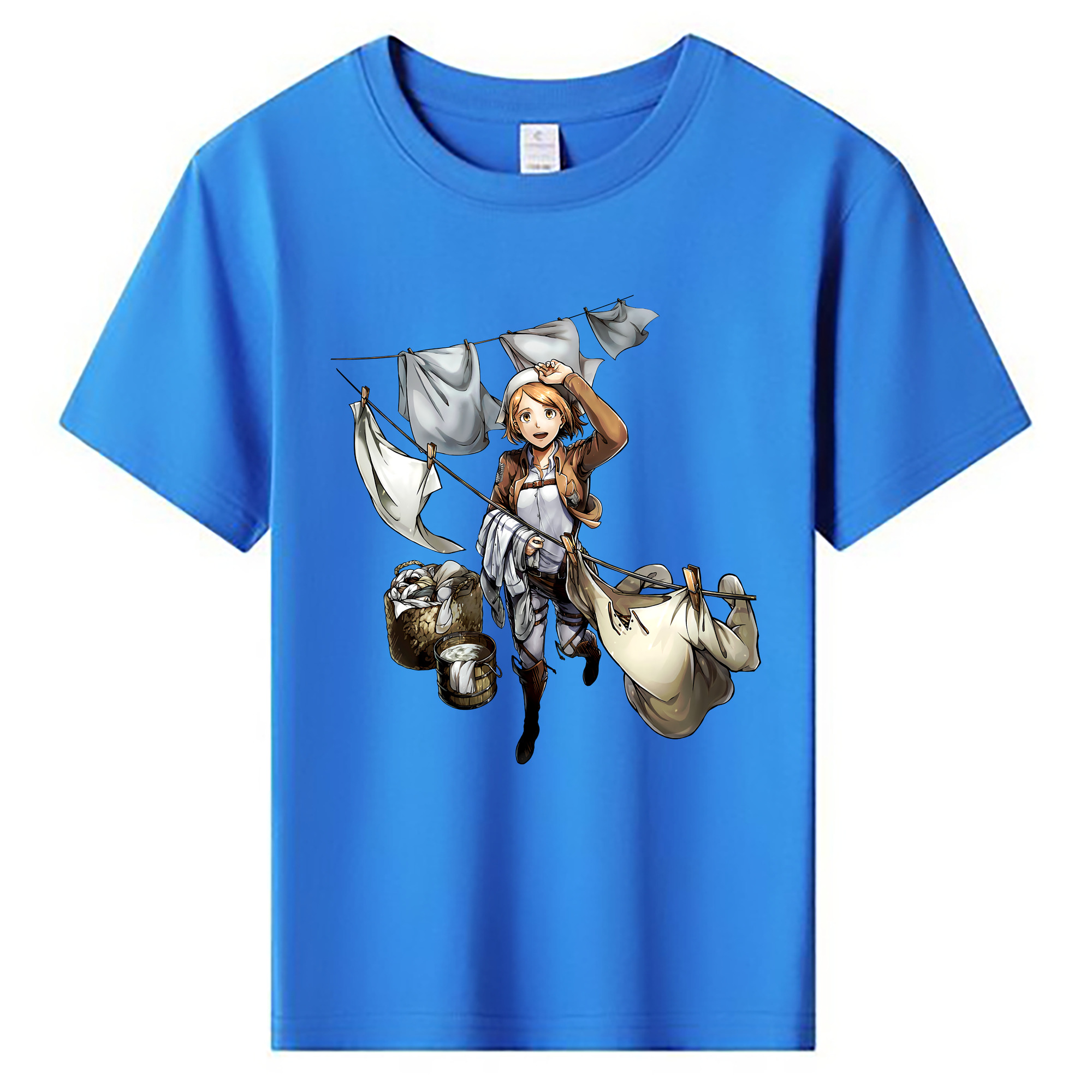 （画像用） 進撃の巨人 ペトラ·ラル Attack on Titan Petra Rall 綿100％キッズTシャツ（フロントプリント）